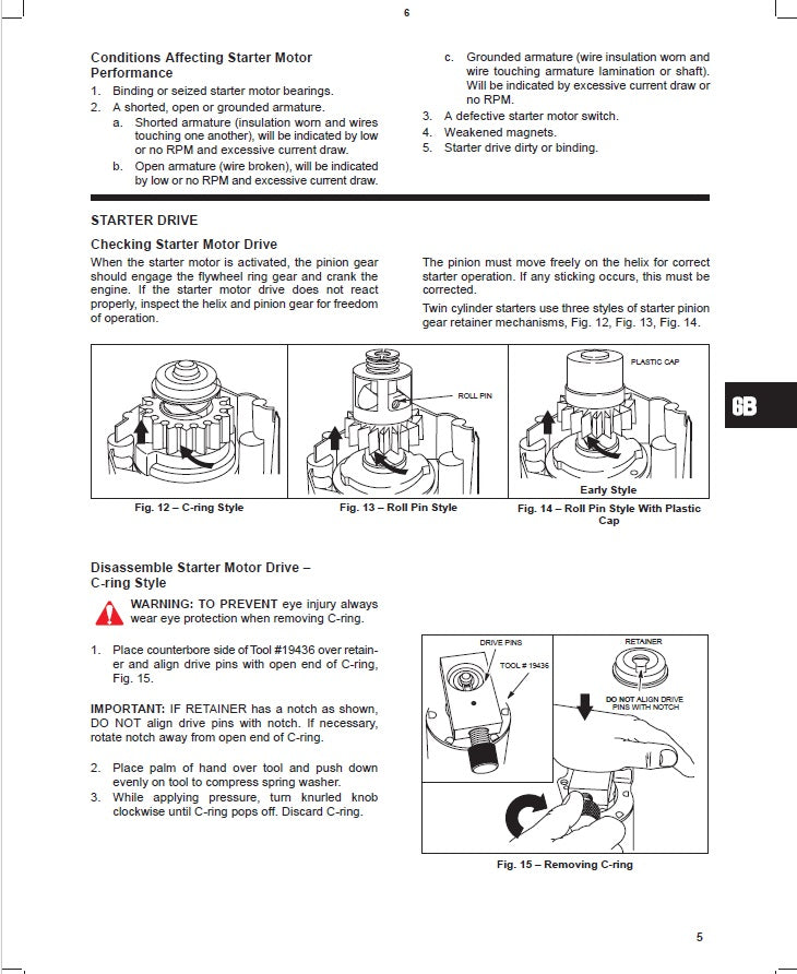 Briggs & Stratton Twin Cylinder L-Head Engine Manual PDF - Service Repair