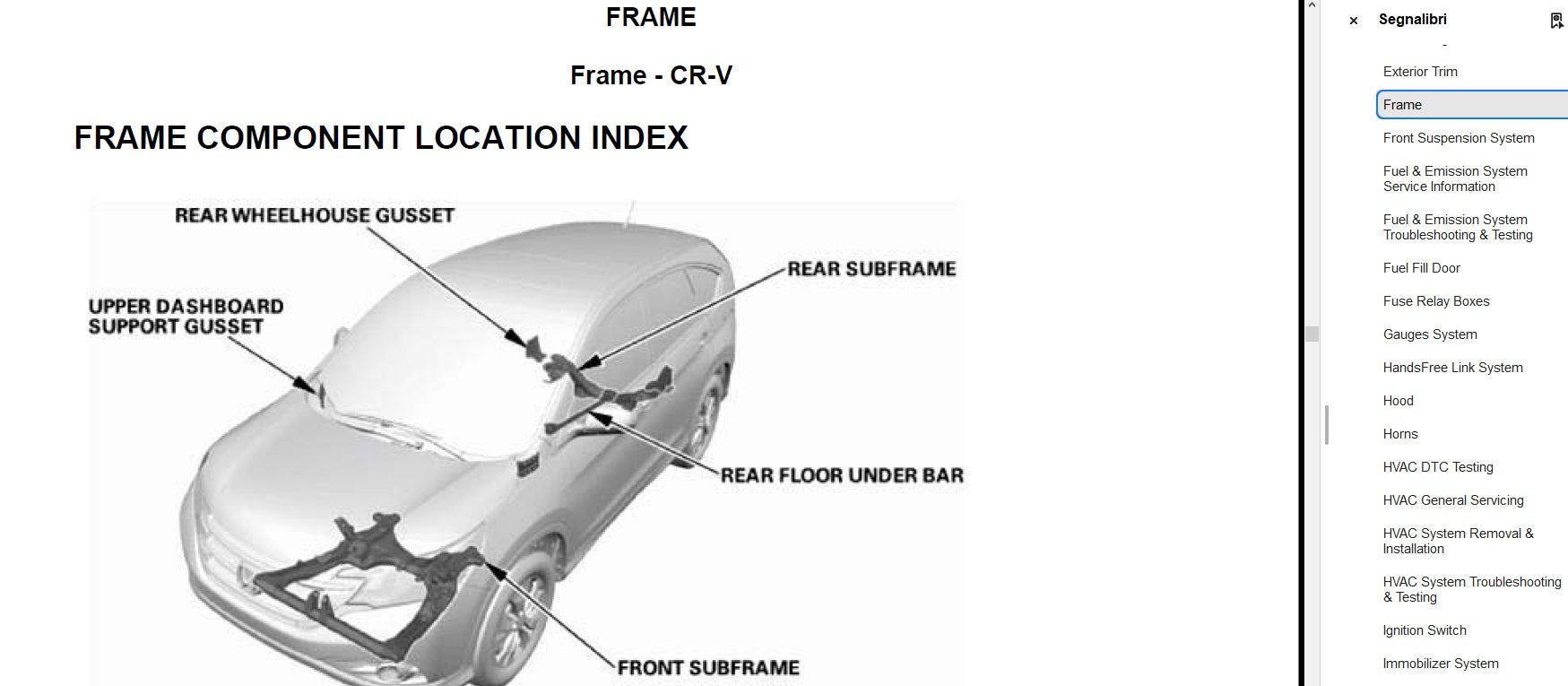 Honda CR-V Workshop Manual PDF 2012-2016 - SUV Service Repair