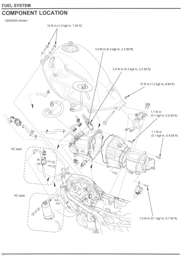 Honda CB 500X XA Workshop Manual PDF 2024-2025 - Motorcycle Service Repair