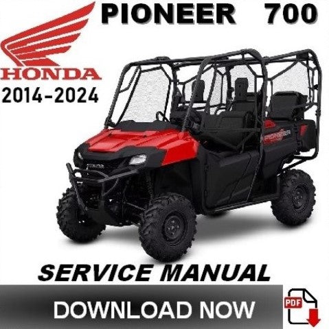 Honda Pioneer 700 Workshop Manual PDF 2014-2024 - UTV Service Repair