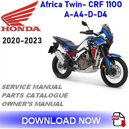 Honda Africa Twin CRF 1100 Workshop Manual PDF 2020-2023 - Motorcycle Service