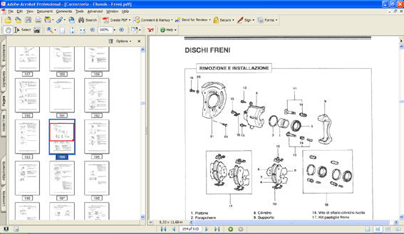 Hyundai Galloper Workshop Manual PDF 1998-2002 Italiano - 2.5D 2.6 3.0