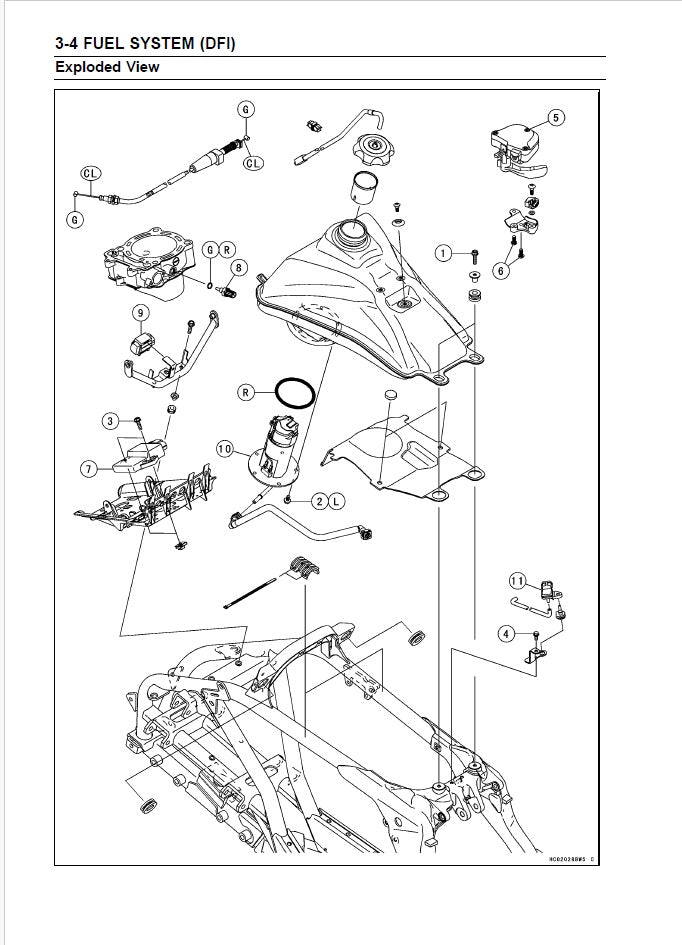 Kawasaki KFX 450R Workshop Manual PDF 2008-2014 - ATV Service Repair