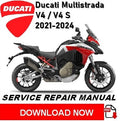 Ducati Multistrada V4 - V4S Workshop Manual PDF 2021-2024 - Motorcycle Service